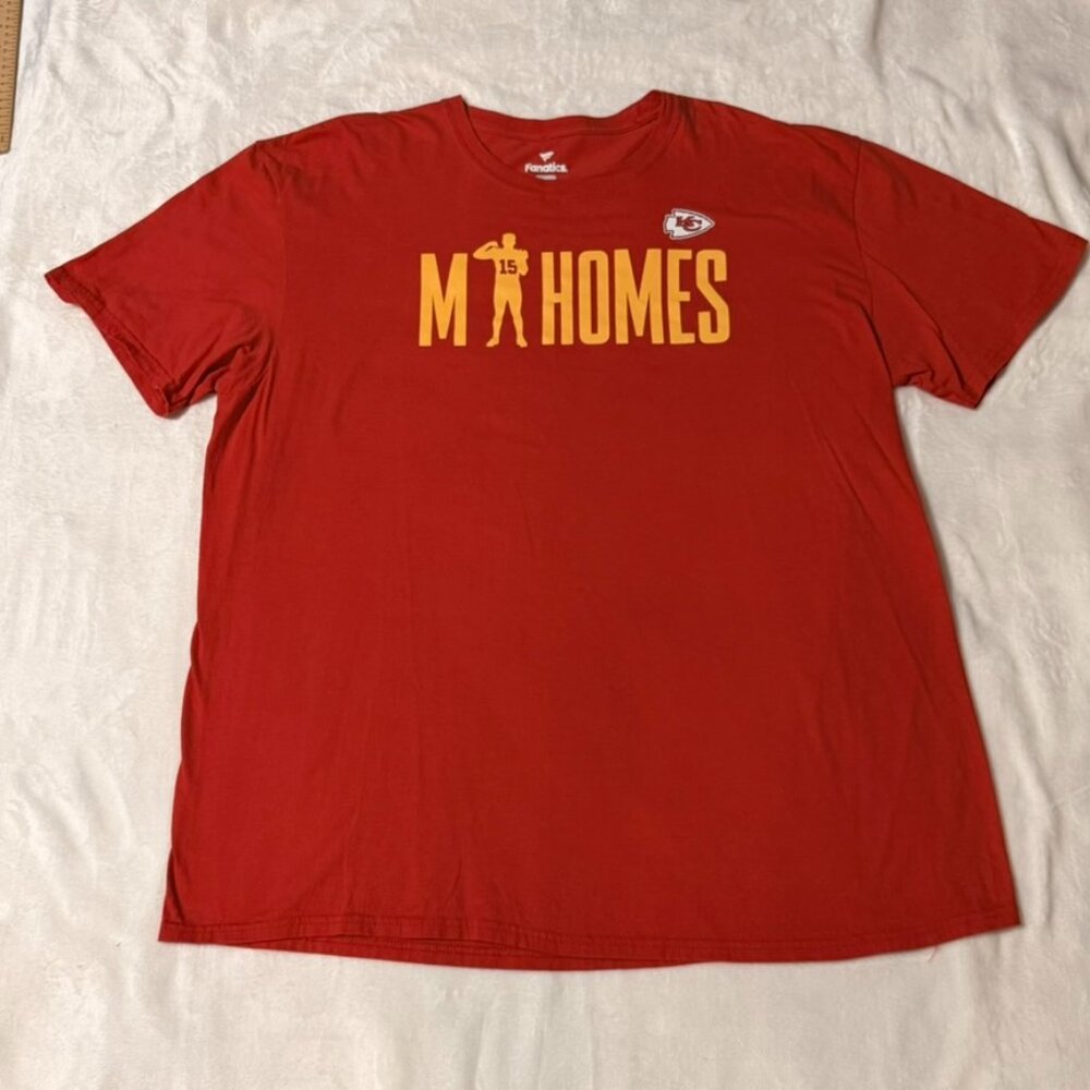 Kansas City‎ Chiefs Patrick Mahomes #15 T-Shirt Fanatics Men’s 2XL Red NFL